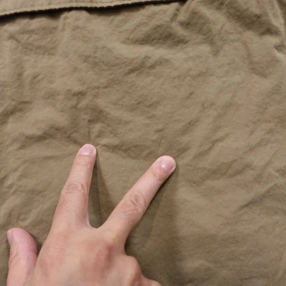 Columbia‎ Windbreaker Jacket Men’s Large Tan Lightweight Hiking Outdoor